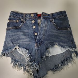 Pitaya Denim Shorts